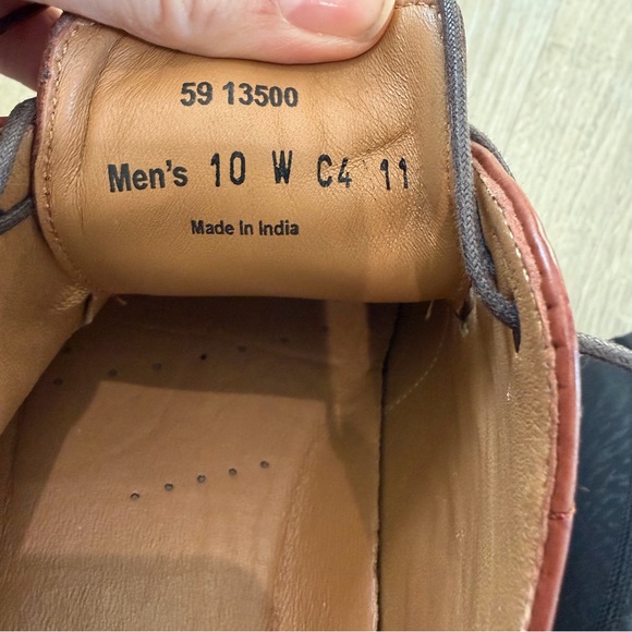 Johnston & Murphy Rich Brown Leather Derbys